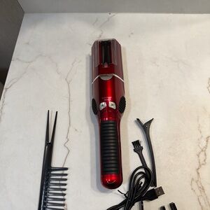 Red Hair Trimmer with Accessories